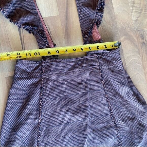Free people Rowan overall pinafore skirt brown 0 - Picture 4 of 8